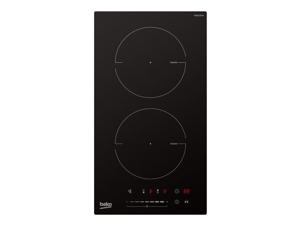 Beko HDI32400TO Hob, Induction, Width 28.8cm, 2 cooking zones, Touch control, Black (Фото 1)