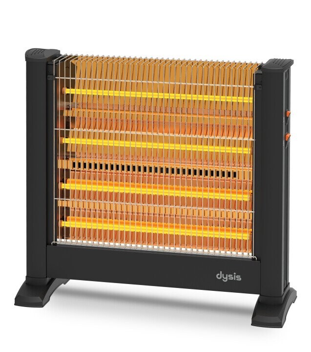 Simfer Indoor Power Electric Quartz Heater Dysis HTR-7432 Quartz, 2200 W, Number of power levels 4, Suitable for rooms up to 22 m², Black (Фото 1)