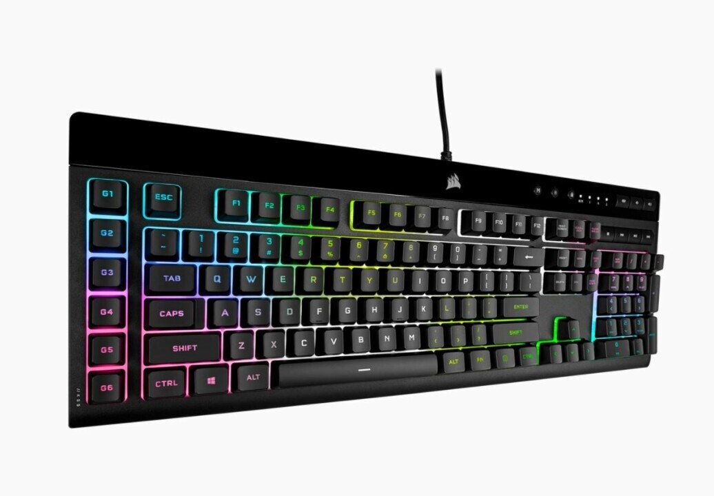 Corsair K55 RGB PRO XT Gaming Keyboard, RGB LED light, NA, Wired, Black (Фото 6)