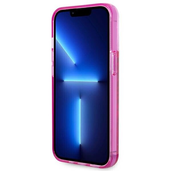 Karl Lagerfeld KLHCP14XLCKVF iPhone 14 Pro Max 6,7" różowy|pink hardcase Liquid Glitter Elong (Attēls 5)