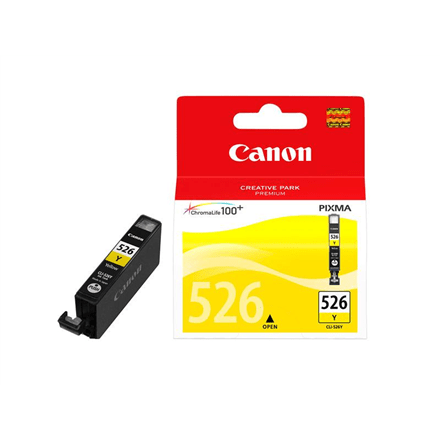 Canon CLI-526Y Ink Cartridge, Yellow (Attēls 1)