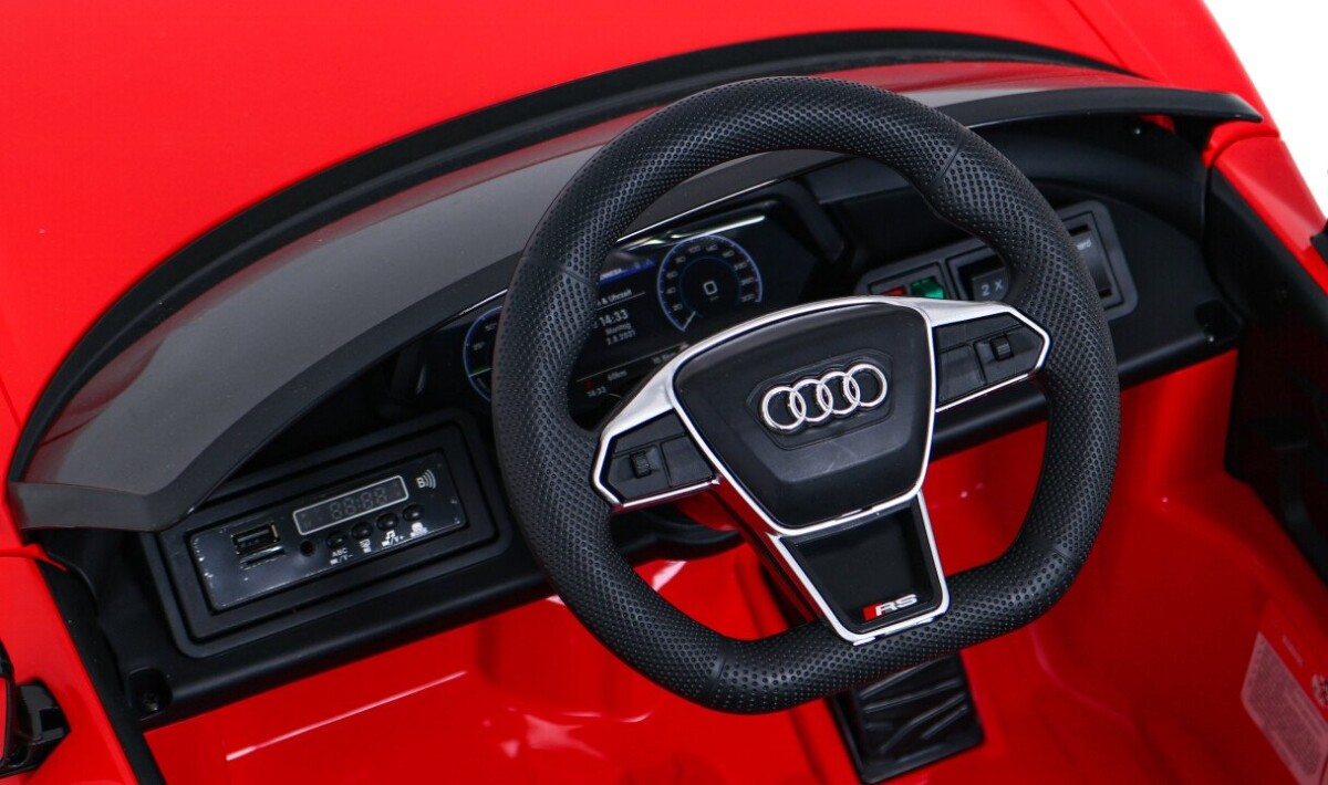 Audi RS E-Tron GT sarkans (Attēls 8)