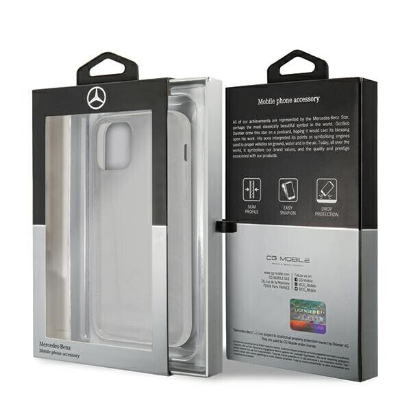 Mercedes MEHCP12MCLCT iPhone 12|12 Pro 6,1" clear hardcase Transparent Line (Attēls 8)