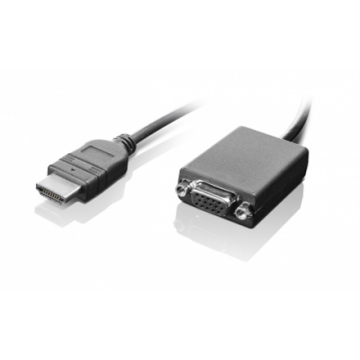 Lenovo HDMI to VGA 0.2 m, Black, Adapter (Фото 3)