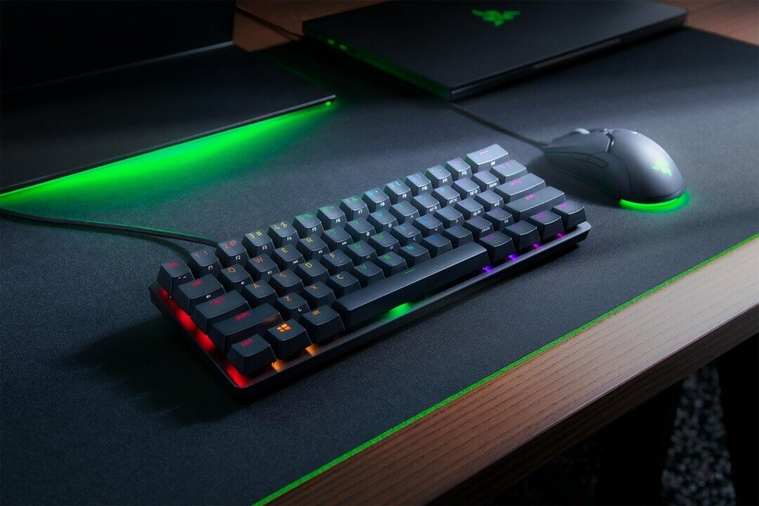 Razer Huntsman Mini, Gaming keyboard, RGB LED light, US, Black, Wired (Attēls 2)