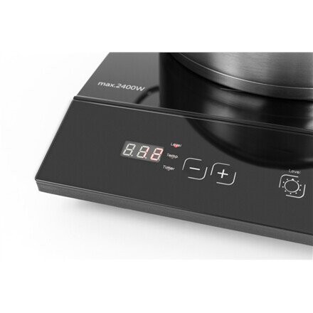 Caso Free standing table hob 02230 Number of burners/cooking zones 1, Black, Timer, Display, Induction (Фото 2)