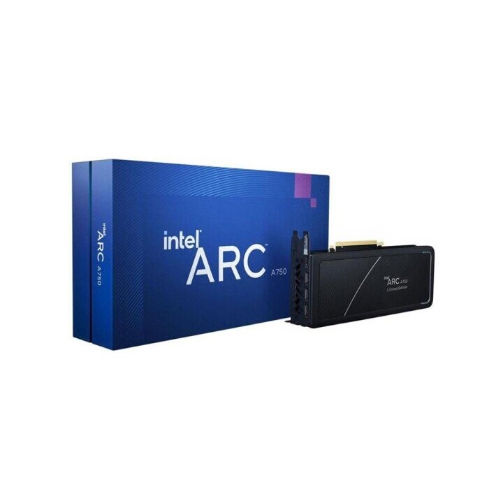 VGA PCIE16 ARC A750 8GB/21P02J00BA 99AM3D INTEL (Attēls 1)