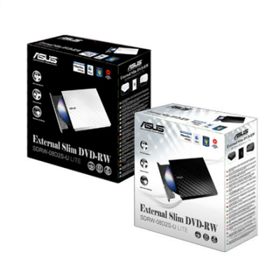 Asus SDRW-08D2S-U Lite Interface USB 2.0, DVD±R/RW, CD read speed 24 x, White, CD write speed 24 x, Desktop/Notebook (Attēls 3)
