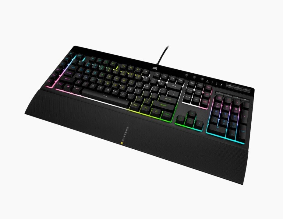Corsair K55 RGB PRO XT Gaming Keyboard, RGB LED light, NA, Wired, Black (Фото 5)