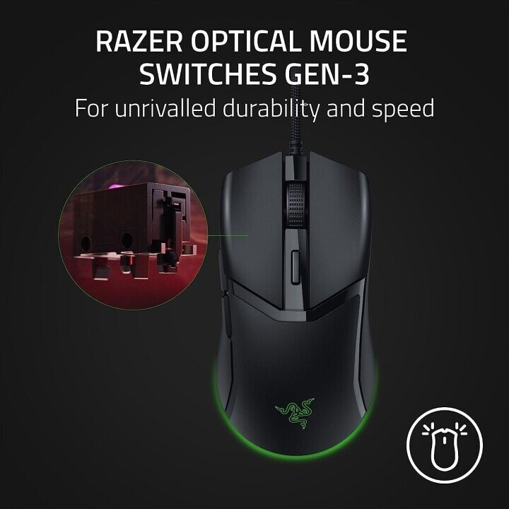 Razer Cobra Gaming Mouse, Wireless, Black Razer (Attēls 8)