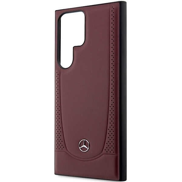 Mercedes MEHCS23LARMRE S23 Ultra S918 czerwony|red hardcase Leather Urban Bengale (Attēls 6)