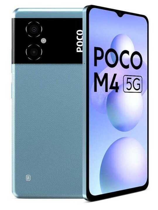 MOBILE PHONE POCO M4 5G/64GB COOL BLUE MZB0BFAEU POCO (Attēls 1)