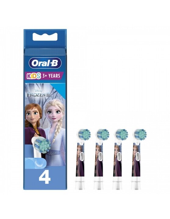 Oral-B EB-10 4K Frozen II refills for Kids, Extra Soft, 4 pcs (Attēls 1)