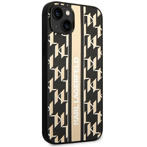 Karl Lagerfeld KLHCP14SPGKLSKW iPhone 14 6,1" hardcase brązowy|brown Monogram Stripe (Фото 4)