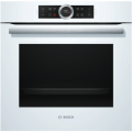 Bosch Oven HBG672BW1S Multifunction, 71 L, White, Pyrolysis, Rotary and electronic, Height 60 cm, Width 60 cm (Фото 1)