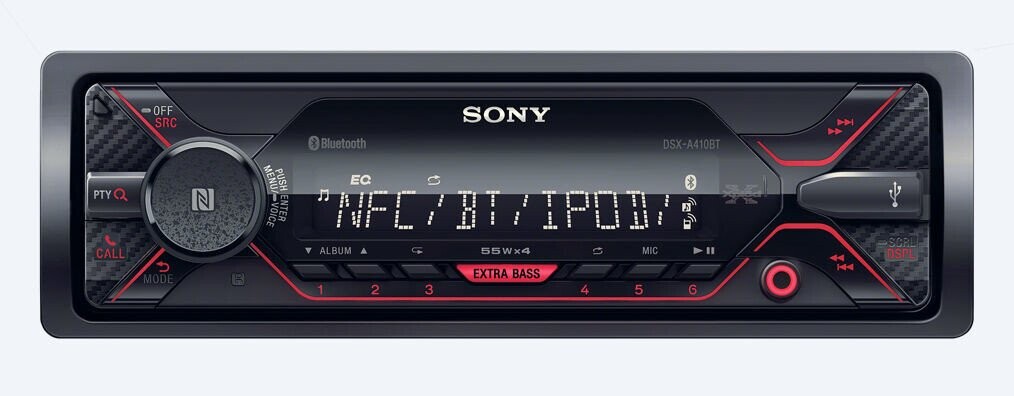 Sony DSX-A410BT Black Bluetooth (Attēls 1)