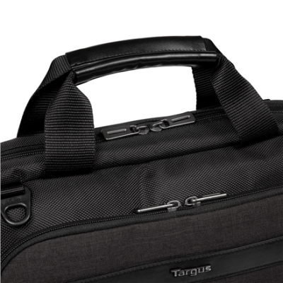 Targus CitySmart TBT915EU Fits up to size 15.6 ", Black/Grey, Shoulder strap, Poly/PU, Messenger - Briefcase (Attēls 1)