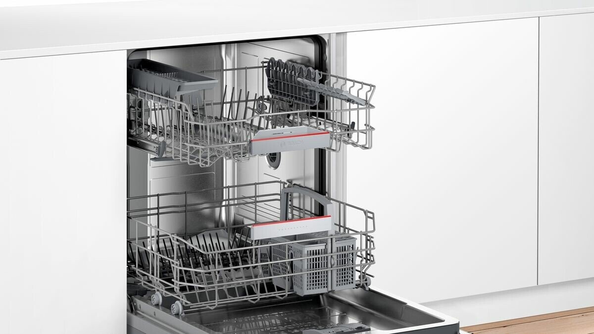Bosch Serie 6 Dishwasher SMV6ZAX00E Built-in, Width 60 cm, Number of place settings 13, Number of programs 6,  A +++, AquaStop function, White (Attēls 7)