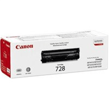 Canon 728 Toner Cartridge, Black (Attēls 1)