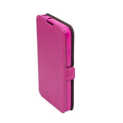 Telone Супер тонкий Чехол-книжка со стендом Samsung i8190 Galaxy S3 Mini Розовый (Фото 3)