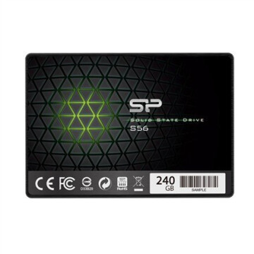 Silicon Power S56 240 GB, SSD form factor 2.5", SSD interface SATA, Write speed 530 MB/s, Read speed 560 MB/s (Attēls 1)