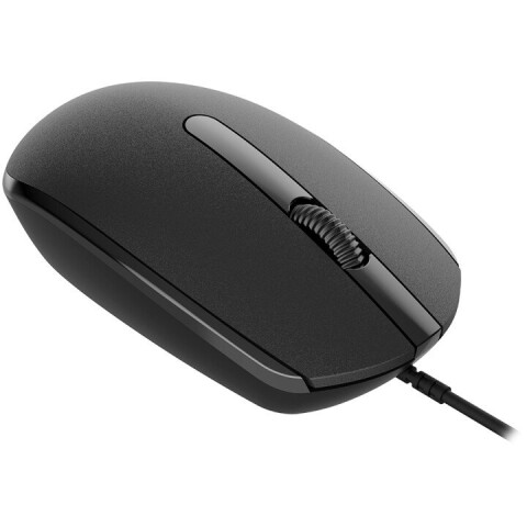 Canyon Wired  optical mouse with 3 buttons, DPI 1000, with 1.5M USB cable, black, 65*115*40mm, 0.1kg (Attēls 1)