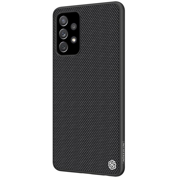 Nillkin Textured Case rugged cover with gel frame and nylon on the back Samsung Galaxy A72 4G black (Attēls 3)