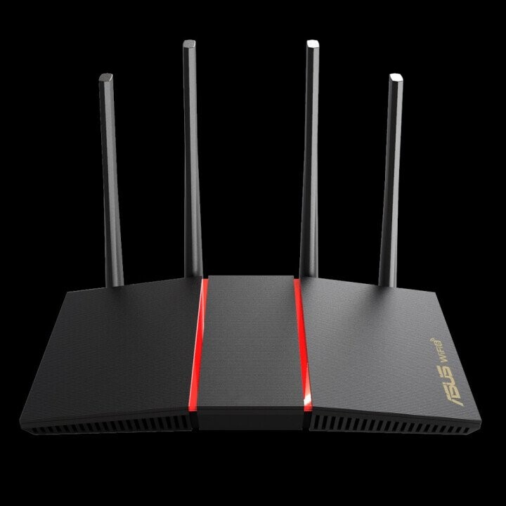 ASUS RT-AX55 wireless router Dual-band (2.4 GHz / 5 GHz) Gigabit Ethernet Black (Фото 2)