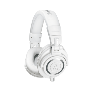 Audio Technica Headphones ATH-M50XWH 3.5mm (1/8 inch), Headband/On-Ear, White (Attēls 4)