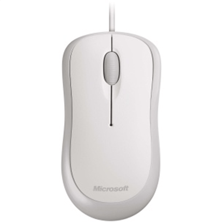 Microsoft 4YH-00008 Basic Optical Mouse for Business 1.83 m, White, USB (Фото 2)