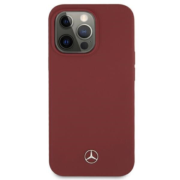 Mercedes MEHCP13XSILRE iPhone 13 Pro Max 6,7" czerwony|red hardcase Silicone Line (Фото 3)