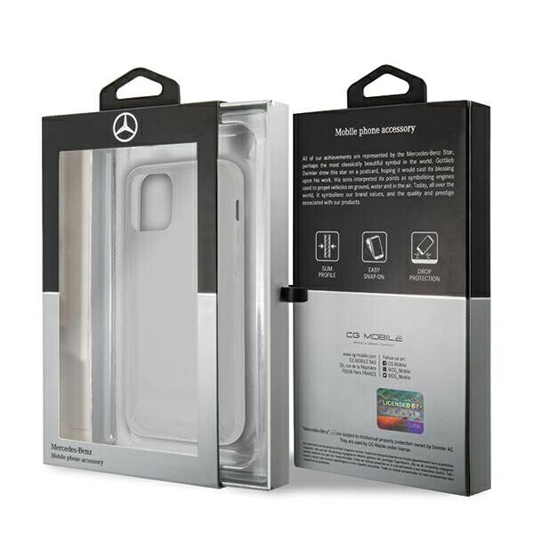 Mercedes MEHCP12SARCT iPhone 12 mini 5,4" clear hardcase Transparent Line (Attēls 7)