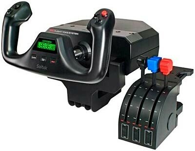 Logitech Pro Flight Yoke System Flight Sim (Attēls 1)