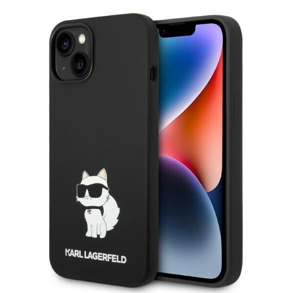 Karl Lagerfeld KLHMP14MSNCHBCK iPhone 14 Plus 6,7" hardcase czarny|black Silicone Choupette MagSafe (Attēls 1)
