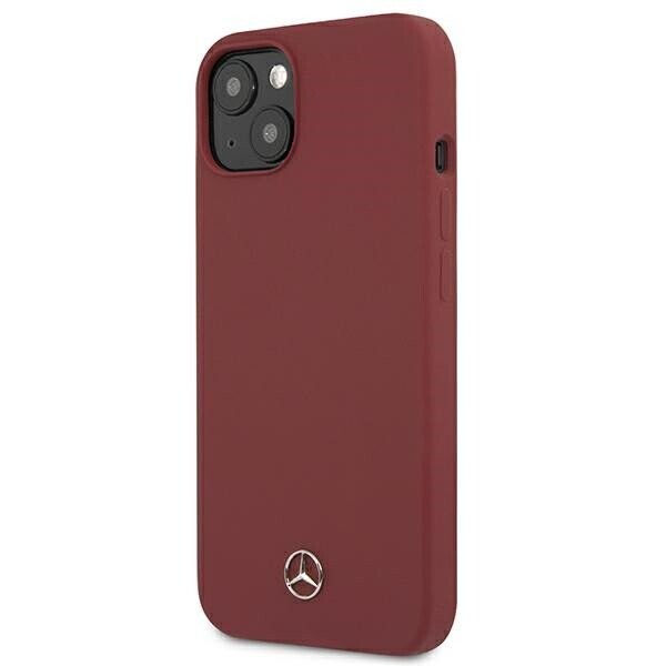 Mercedes MEHCP13SSILRE iPhone 13 mini 5,4" czerwony|red hardcase Silicone Line (Фото 2)