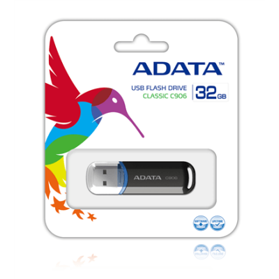 ADATA C906 32 GB, USB 2.0, Black (Attēls 4)