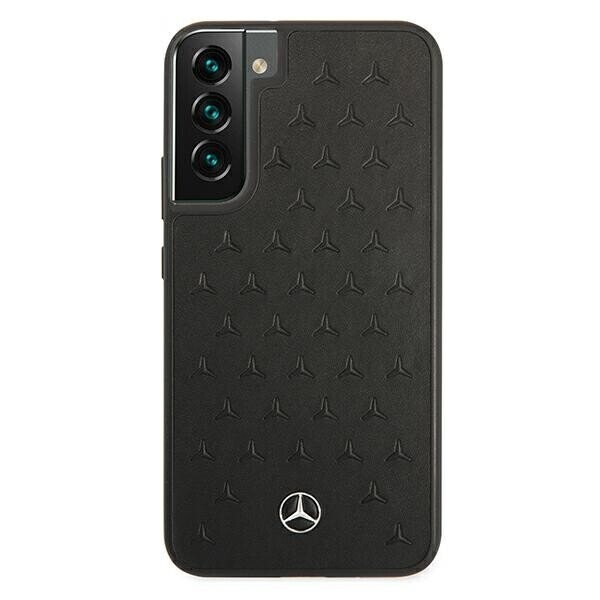 Mercedes MEHCS22MPSQBK S22+ S906 czarny|black hardcase Leather Stars Pattern (Фото 3)