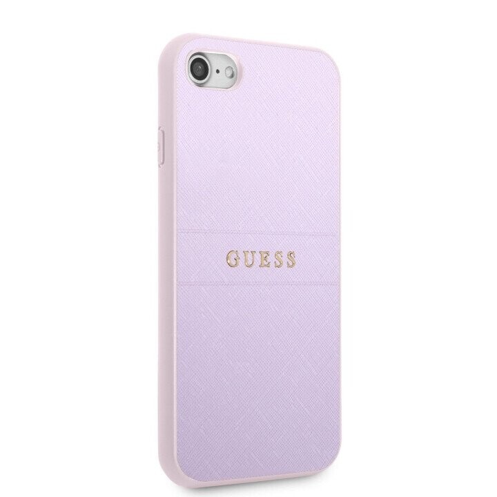 Guess PU Leather Saffiano Case for iPhone 7/8/SE2020/SE2022 Purple (Attēls 2)