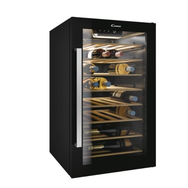Candy | Wine Cooler | CWC 154 EEL/NF | Energy efficiency class G | Free standing | Bottles capacity 41 | Black (Фото 3)