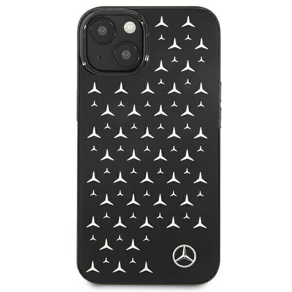 Mercedes MEHCP13MESPBK iPhone 13 6,1" czarny|black hardcase Silver Stars Pattern (Фото 3)