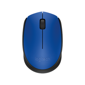 Logitech M171 Black, Blue, Yes, Wireless Mouse, (Фото 1)