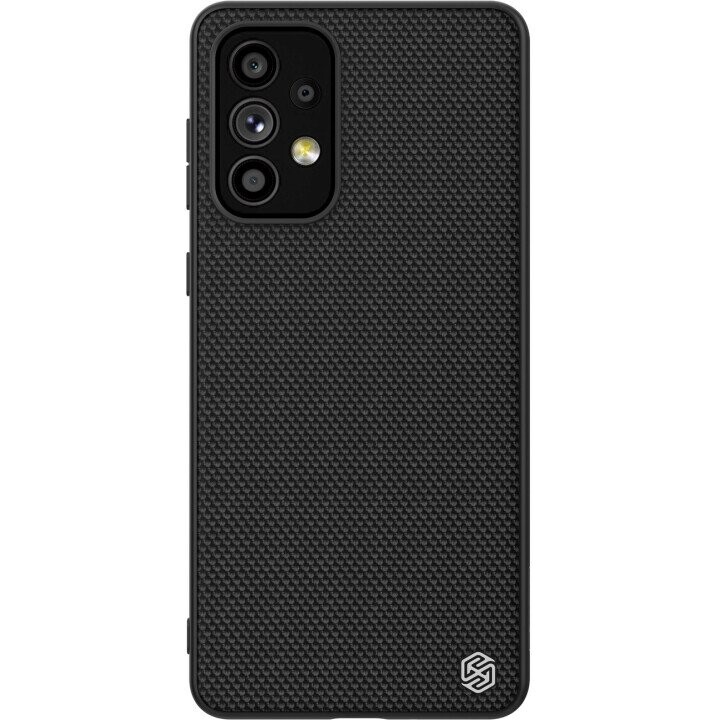 Nillkin Textured Case durable reinforced case with gel frame and nylon back for Samsung Galaxy A73 black (Attēls 2)