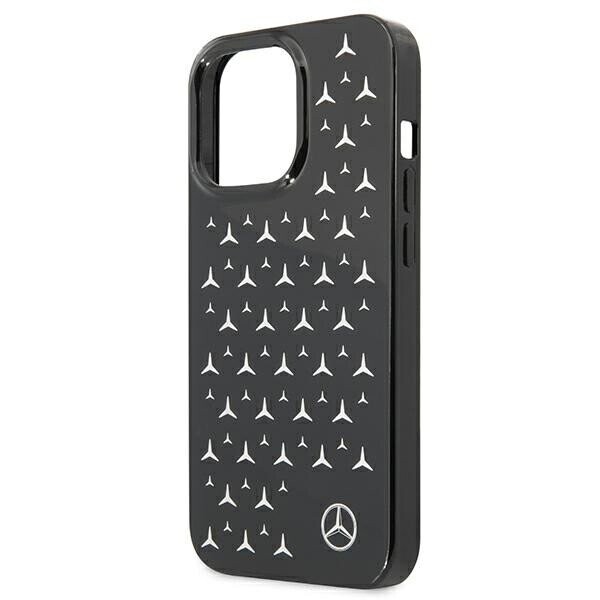 Mercedes MEHCP13XESPBK iPhone 13 Pro Max 6,7" czarny|black hardcase Silver Stars Pattern (Фото 6)
