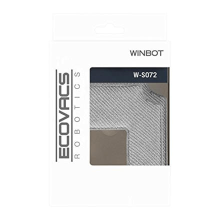 Ecovacs Cleaning Pad   W-S072  Washable and reusable microfibre, Winbot 850 Ecovacs, Grey (Attēls 1)