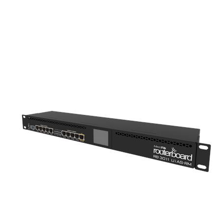 MikroTik RB3011UIAS-RM Router 10/100/1000 Mbit/s, Ethernet LAN (RJ-45) ports 10, USB ports quantity 1 (Фото 2)