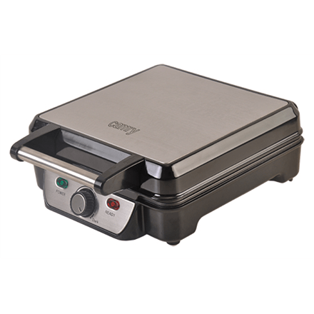 Waffle maker Camry CR 3025 Black/Stainless steel, 1150 W, Belgium, Number of waffles 4 (Фото 1)