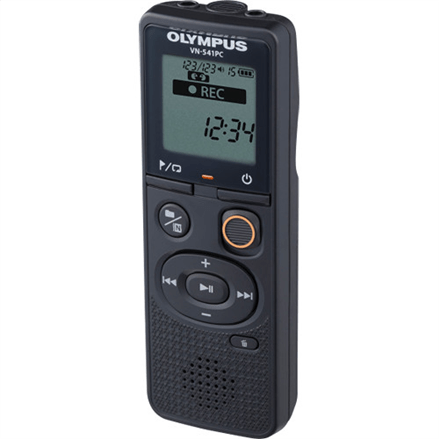 Olympus Digital Voice Recorder VN-541PC  Black, WMA, Segment display 1.39', (Фото 5)