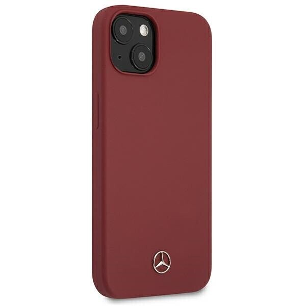 Mercedes MEHCP13SSILRE iPhone 13 mini 5,4" czerwony|red hardcase Silicone Line (Attēls 4)
