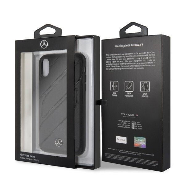 Mercedes MEHCI61THLBK iPhone Xr czarny|black hardcase New Organic I (Attēls 5)