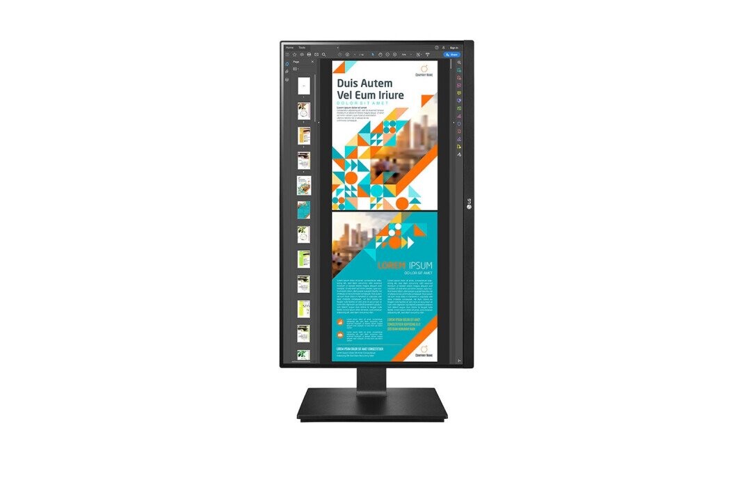 LG 24QP550-B computer monitor 60.5 cm (23.8") 2560 x 1440 pixels Quad HD LED Black (Фото 9)